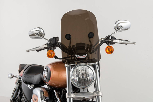 Slipstreamer - HD-3CHR-T - Hd-3 Tombstone W/S Dark Smoke W/Chrome Hardware 7/8" & 1"