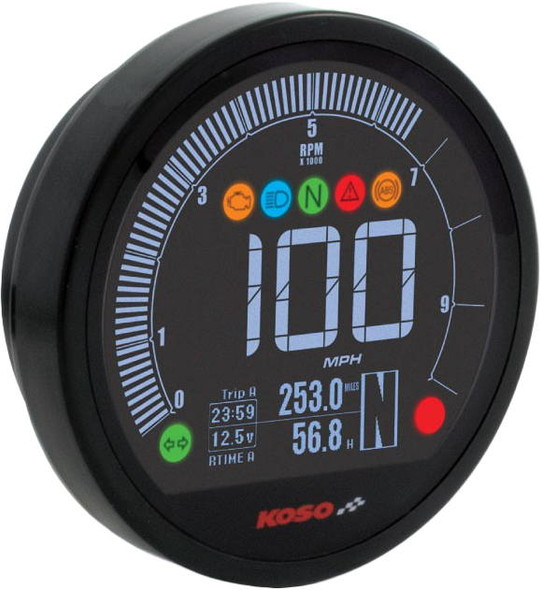 Koso - BA077410 - Dl-04Hd Multifunction Meter `14-14Xl 12-17Fxd `11-17Fxst
