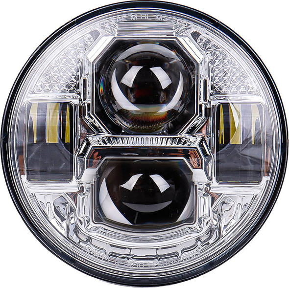 Pathfinder - UV5C - 5 3/4" Led Headlight Rugged Ultra View Chrome