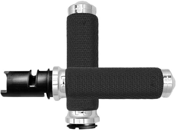 Avon - MF-63-CH-F24 - Memory Foam Small Chrome Twist Grip