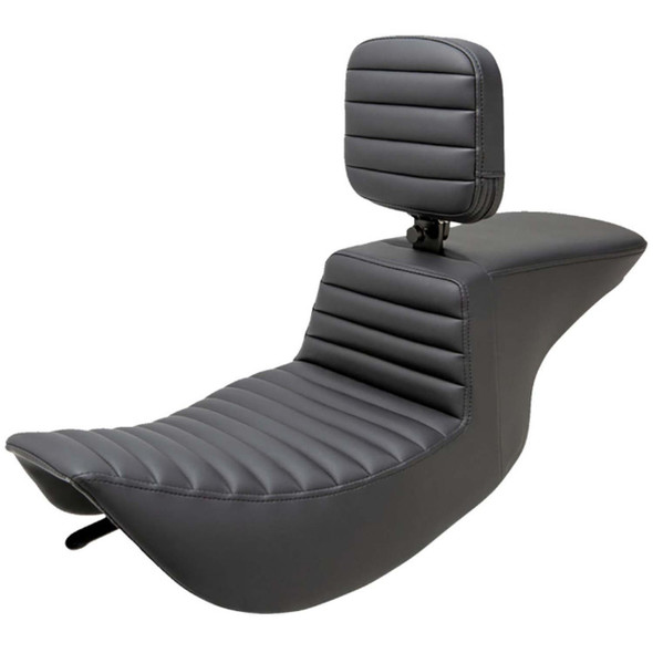 Saddlemen - Tour Step-Up Seat W/ Rider Backrest fits '99-'07 Touring Models (Except FLHRS)