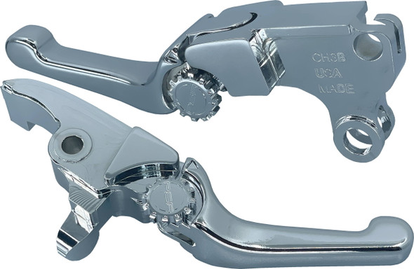 Psr - 12-01667-20 - Anthem Shorty Lever Set Chrome Cvo Flhx/Fltr23-24 Flhx/Fltr24