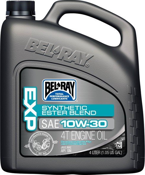 Bel-Ray - 300894150185 - Exp Syn Ester Blend Engine Oil 4T 10W30 4L