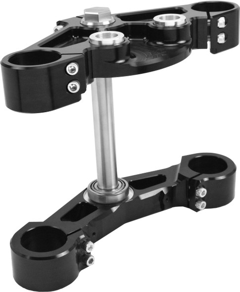 Hawg Halters Inc - 49FLAR3-TS14 - Dominator Tree Set Track Style Black Flt 14-Up 49Mm