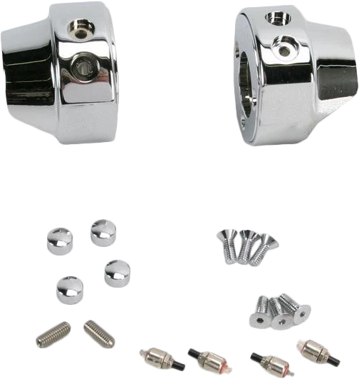 Hawg Halters Inc - HSHA-2C-LR - 2Btn Switch Housing Assm Chrome