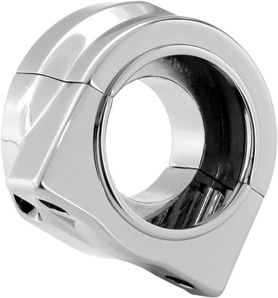 Hawg Halters Inc - HTHA-DC-C01 - Throttle Housing Dual Cable Thread In, Chrome