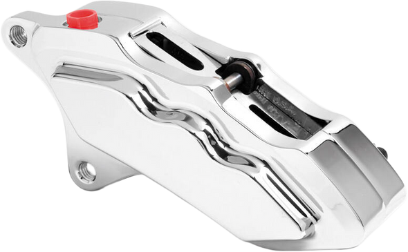 Hawg Halters Inc - LHSCC6001 - 6 Pist Diff Front Caliper L/H Chrome 00-Up W/ 11.5" Rotor