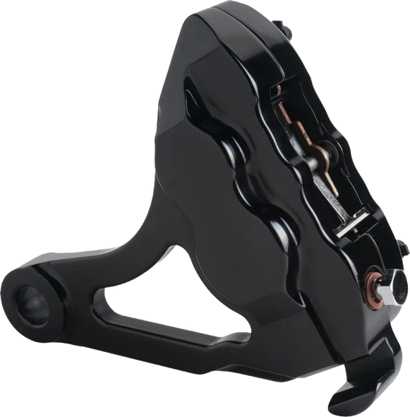 Hawg Halters Inc - RKDGAB536 - 4 Pist Rear Caliper Kit Black Dyna 06-07