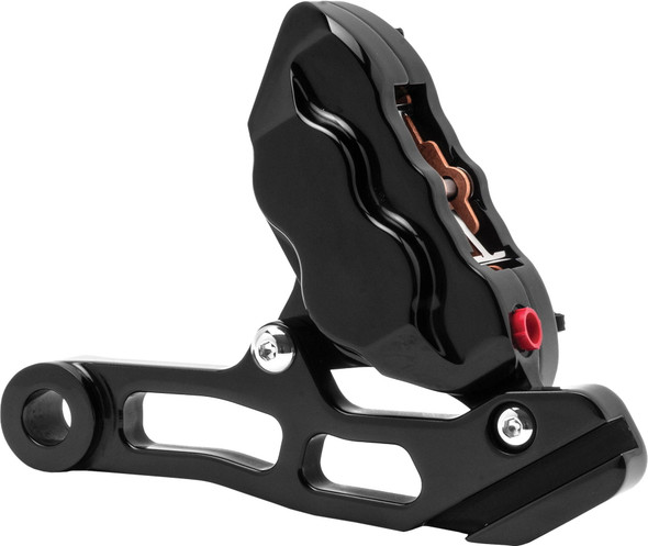 Hawg Halters Inc - RKSTAB500 - 4 Pist Rear Caliper Kit Black St 84-99