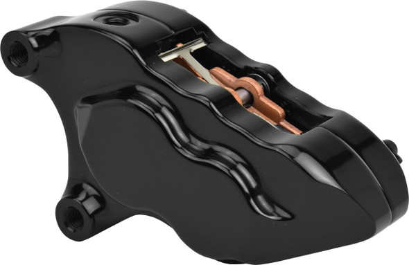 Hawg Halters Inc - LHSAB5018 - 4 Piston Front Caliper L/H Black W/ 11.8" Rotor