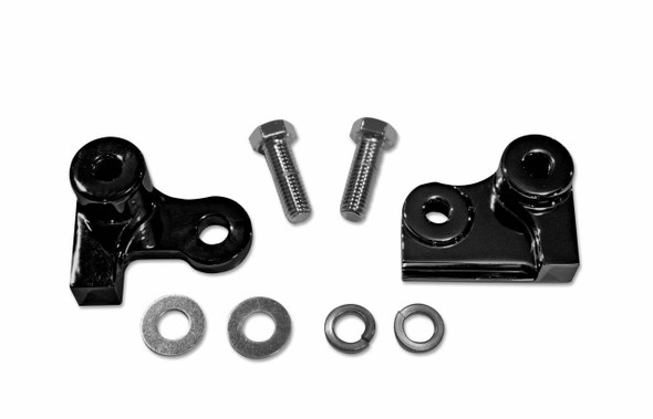 Burly Brand - B28-22007 - Rear Lowering Blocks Blk Dyna 06-09