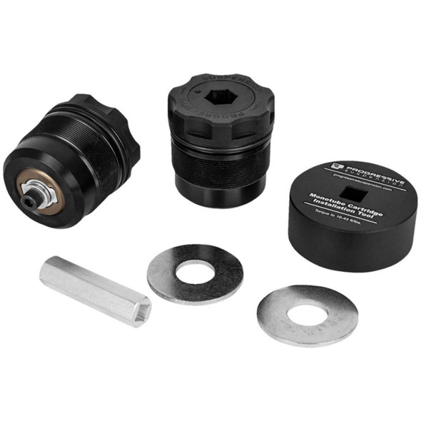 Progressive Suspension - 49mm Fork Preload Adjuster Kit fits '14-'22 Touring, '18-'22 Softail, '06-'17 Dyna (Exc. '16-'17 FXDLS) and '02-'11 V-Rod Models