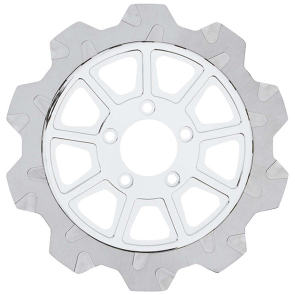 Lyndall Brakes - 9-Spoke 11.5" Crown Cut Rear Brake Rotor fits '00-'07 Touring, '18-'22 M8 Softail, '00-'17 Softail, '00-'05 Dyna and '00-'10 Sportster Models