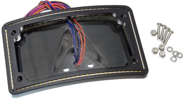 Letric Lighting Co - LLC-CPPL-B - Perfect Plate Light Curve Blk Universal Fit