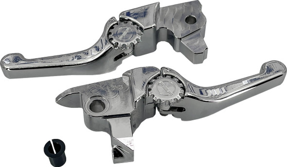 Psr - 12-01661-20 - Anthem Shorty Lever Set Chrome Flt 17-20 Hydraulic Clutch
