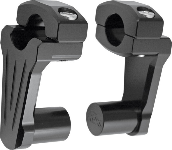Rox - 4R-P2CC01 - Pivoting Handlebar Riser Black 2" Rise