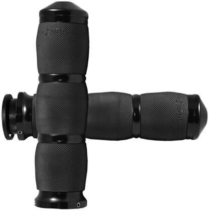 Avon - IN-TO-AIR-90-CH - Air Cushion Grips Chrome Indian Touring Models