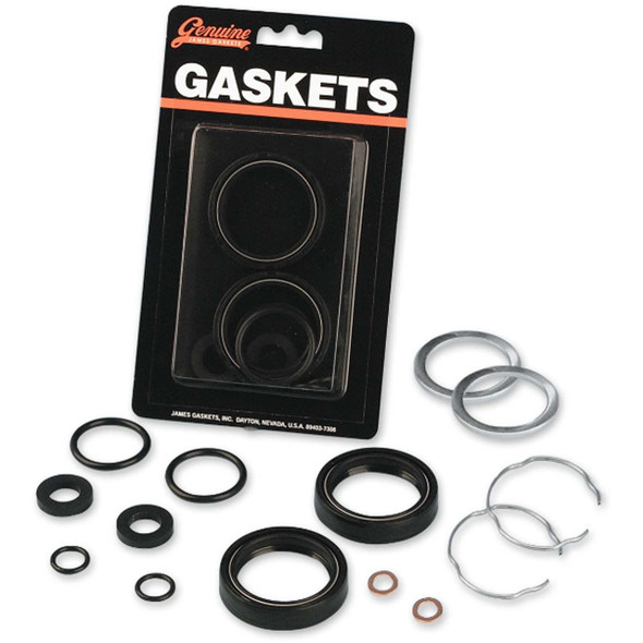  James Gaskets Seal Kit Front Forks 35mm fits L'84-'87 FX, FXR and Sportster Models 