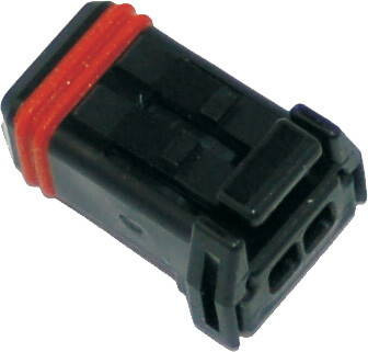 Namz Custom Cycle - NJ-2S51 - Mx-1900 2-Pin Black Socket Housing Hd# 72906-11