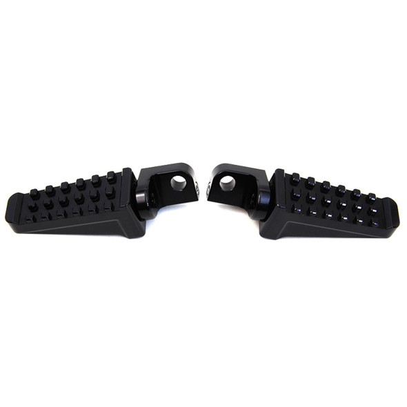 V-Twin - Black Alloy Racer Style Footpeg Set