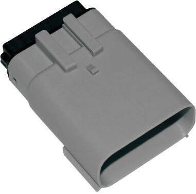 Namz Custom Cycle - NM-33482-1602 - 16-Pin Male Connector Gry Left Hbar Control Hd 72492-07Gy