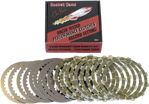 Rocket Performance Garage Llc - 41-4002 - Performance Clutch Kit Twin Cam/Bt 98-17 Ex M8