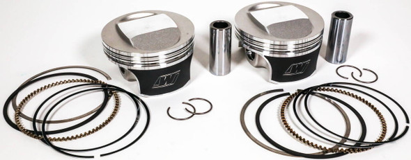 Wiseco - K0215PS - Tracker Piston Kit Evo Flat Big Twin 1340 8.5:1 Std