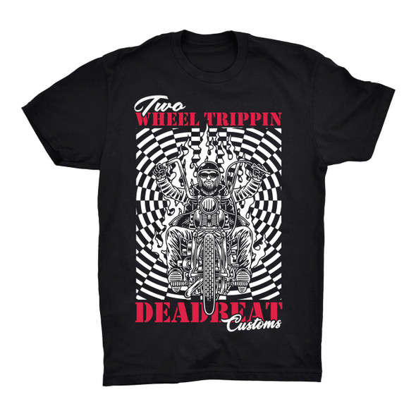 Deadbeat Customs Two Wheel Trippin' T-Shirt