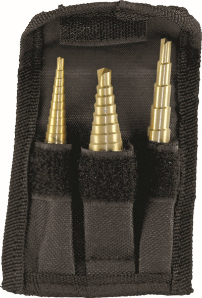 Performance Tool - W9003 - 3 Pc Step Drill Set