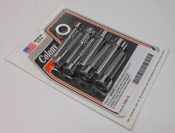 Colony Machine - 2754-12 - Front Caliper Mount Kit Softail Dyna 08-17