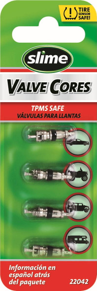 Slime - 22042 - 4/Pc Valve Cores Short
