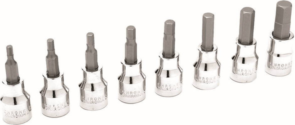 Performance Tool - W38870 - 8 Pc 3/8" Sae Hex Bit Set