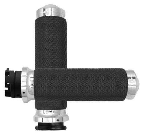 Avon - IN-S-MF-63A-CH - Memory Foam Grips Chrome Indian Scout