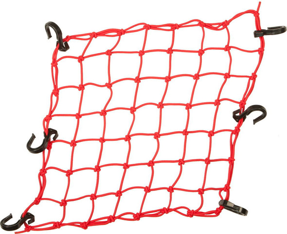 Powertye - 50151 - Cargo Net Adjustable Red 15"X15"