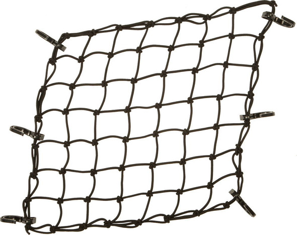 Powertye - 50152 - Cargo Net Adjustable Black 15"X15"
