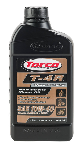 Torco - T671044CE - T-4R Motor Oil 4T 10W40 1L