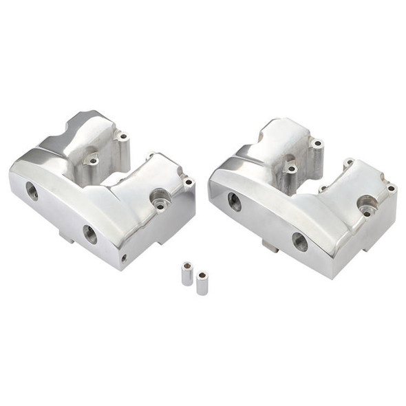 Drag Specialties - Rocker Box Cover fits '66-'84 Shovelhead Models - Polished Aluminum