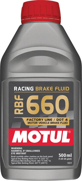 Motul - 101667 - Rbf 660 Racing Brake Fluid 500Ml