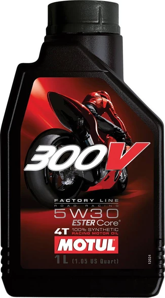 Motul - 104108 - 300V Competition Synthetic Oil 4T 5W30 1L