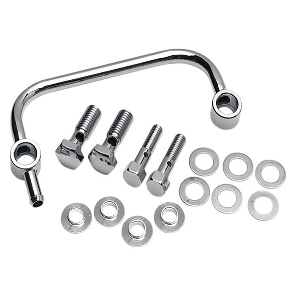 Drag Specialties - Crankcase Breather Kit fits '93-'17 Big Twin Models (Exc. '17 FXDLS, '16-'17 Softails & '08-'17 Dressers)