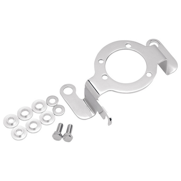 Drag Specialties - Carb Support Bracket W/ Choke Cable Mount fits '99-'06 Twin Cam Models W/ Mikuni HSR 42/45 Carb