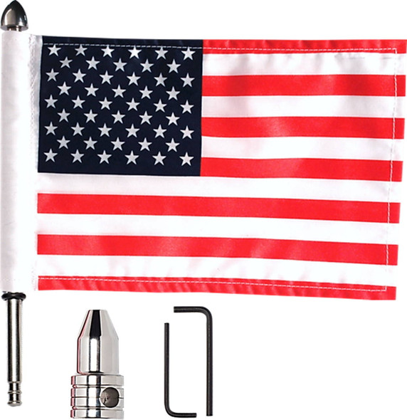 Pro Pad - RFM-FXD3 - Usa 6X9 Flag And Mount For 1/2" Round Bar