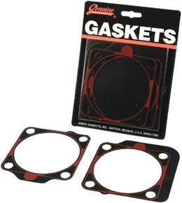 James Gaskets - 16776-63-X1 - Gasket Cyl Base .020 Metal Front And Rear 2Pk 16776-63-X1