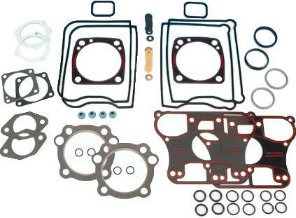 James Gaskets - 17033-83-A - Gasket Top End Evo W/Rubber Rkr Gaskets Kit 17033-83-A