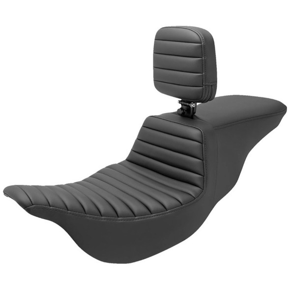 Saddlemen - Tour Step-Up Seat W/ Rider Backrest fits '08-'23 Touring Models (Except '23 FLHXSE/​ FLTRXSE) & '09-'13 Trikes