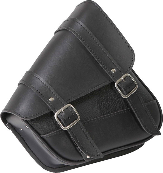 Willie & Max - 59778-00 - Syn Leather Swingarm Bag 10.5"X11.5"X4.5" Black