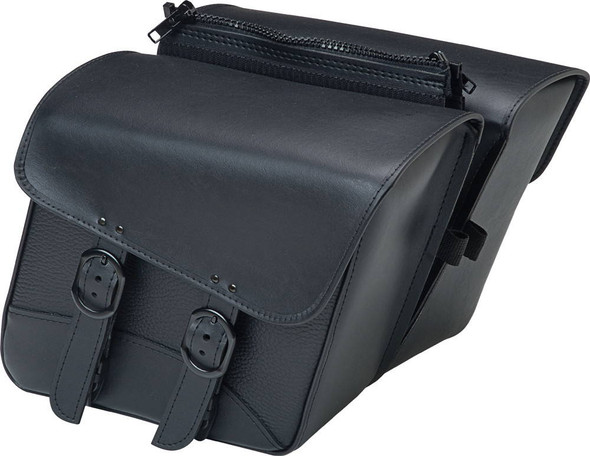 Willie & Max - 59588-00 - Blackjack Compact Slant Saddlebag 12"X9.5"X5.5"