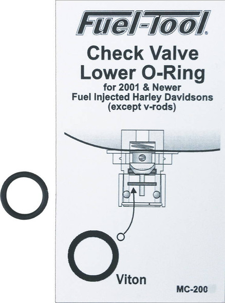 Fuel Tool - MC200 - Check Valve Lower O-Ring