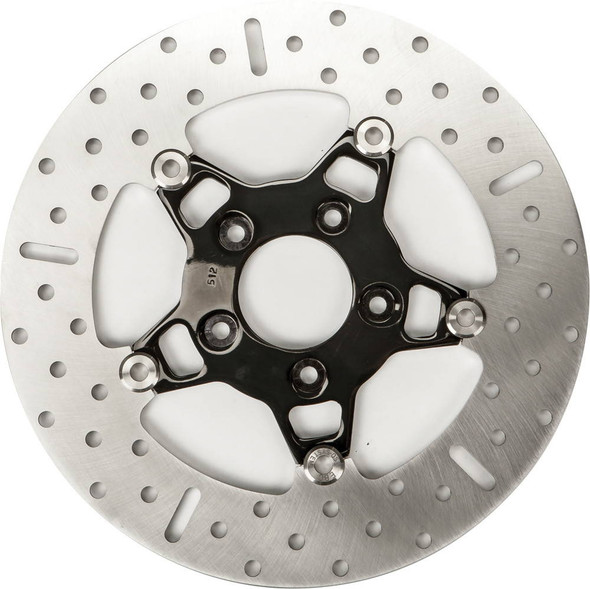 Ebc - FSD010BLK - V-Twin Street Rotor Fsd010Blk Floating Chrome/Black