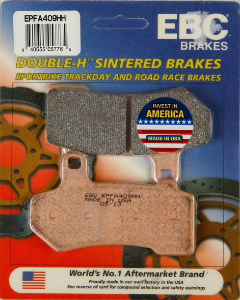 Ebc - EPFA409HH - Brake Pads Epfa409Hh Extreme Pro Brake Pads